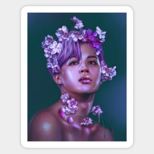 Flower Jimin Sticker